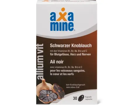Axamine · Capsules Alliumvit · Ail noir 30 pièces