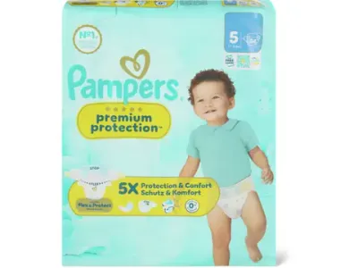 Pampers Premium Protection · Couches · Taille 5, 11-16 kg 34pce