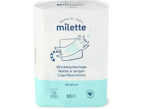 Milette Baby Care · Natte à langer 10pce