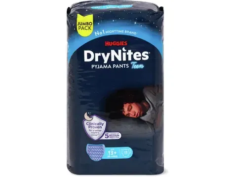 Huggies DryNites · Pyjama pants · 13 ans et+ ,48-60kg 11pce