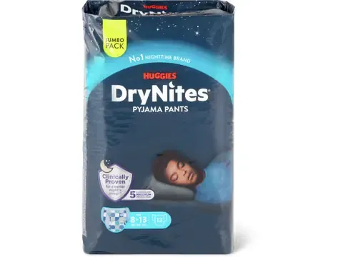 Huggies DryNites · Pyjama pants · 8-15 ans, 30-48 kg 13pce
