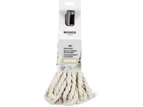 Clean · Balai à franges de rechange en coton 1pce