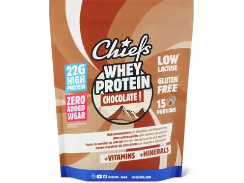 Chiefs Whey Protein · Pure Whey · Chocolate 450g