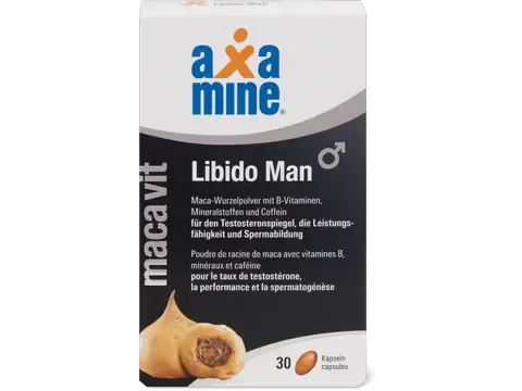 Axamine · Capsules Macavit Men 30 capsules