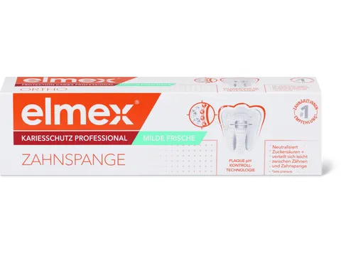 Elmex Kariesschutz Professional · Dentifrice pour appareils dentaires · 8–18 ans 75ml