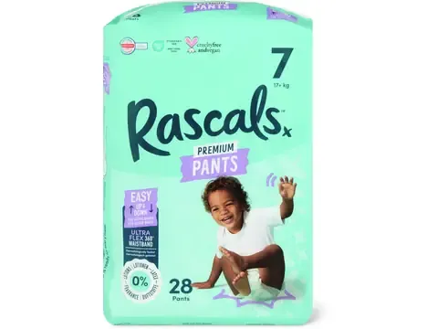 Rascals · Couches · Taille 7, 17+ kg 28pce