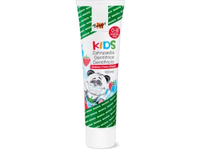 M-Budget · Dentifrice Kids · fraise, 0-6 ans 100ml