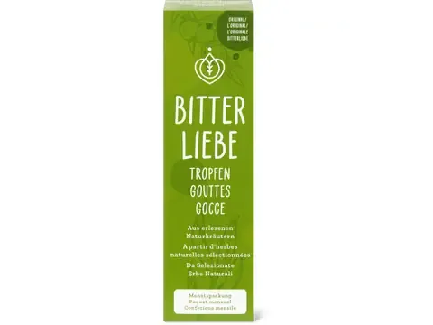 Bitterliebe · Gouttes · avec alcool 50ml