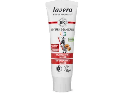 Lavera · Dentifrice Kids · Calendula et calcium, sans fluorure, végétalien 75ml
