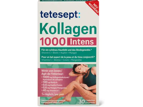 Tetesept · Collagène 1000 comprimés 30 comprimés