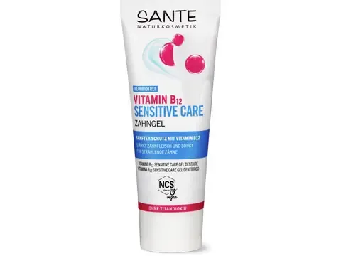 Sante · Gel dentaire Sensitive Care · B12 75ml