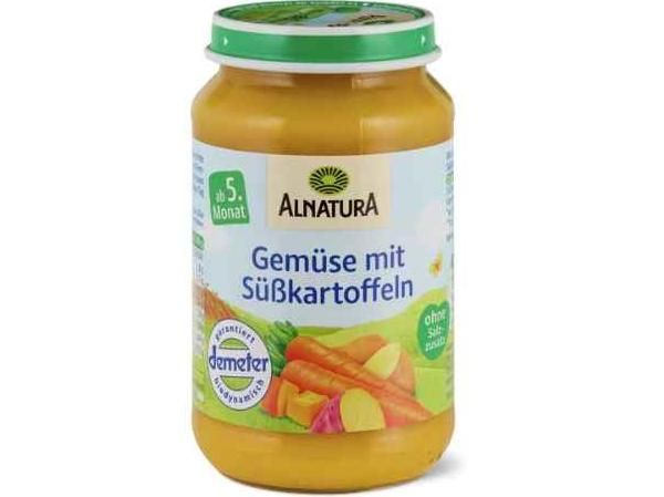 Alnatura · Légumes et patates douces · Bio, Demeter, Après le 4e mois 190g