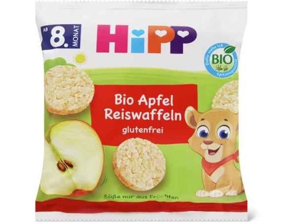 Hipp · Galettes de riz aux pommes · Bio, Dès 8 mois  30g