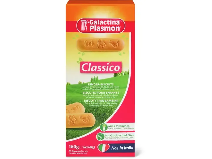 Galactina Plasmon Plasmon · Biscuits pour enfant · Bio, À partir de 12 mois 160g