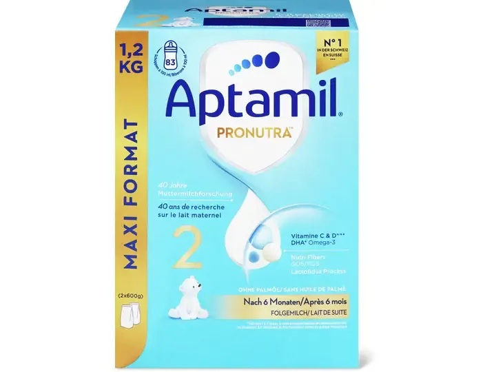 Aptamil Pronutra 2 · Lait de suite · après 6 mois 1pce