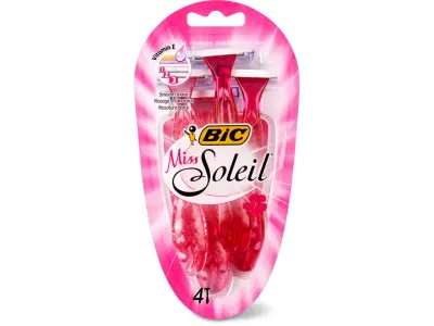 Bic Miss Soleil · Rasoirs jetables · 3 lames, aloe vera