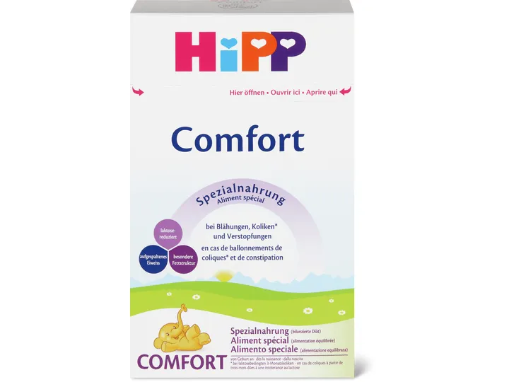 Hipp · Aliment spécial Comfort · Bio, dès la naissance 600g