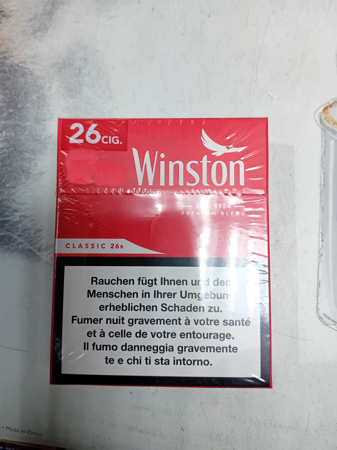 Winston Classique 26's (Grand paquet)