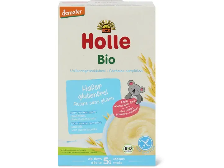 Holle · Mes toutes premières céréales · Bio, Demeter, dès le 5e mois, Sans sucre ajouté 250g
