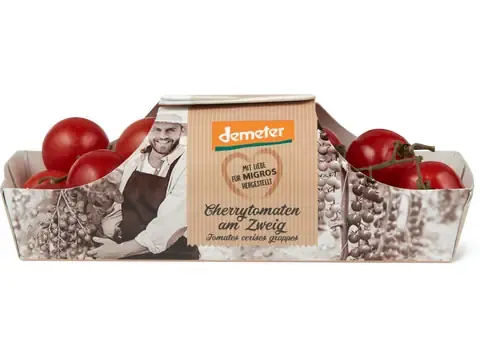 Tomates cerises · Demeter, en branche 300g