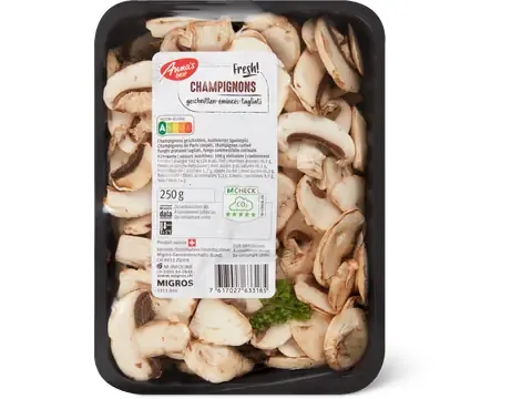 Champignons · émincés 250g