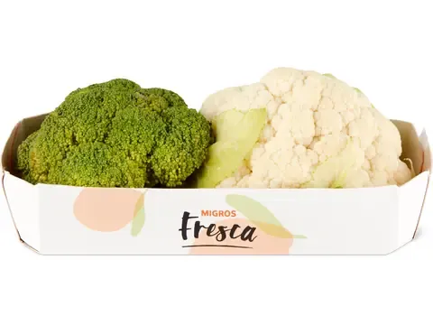 Chou-fleur et brocoli 2 pièces