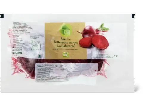 Betteraves · Bio, cuites à la vapeur 1 kg