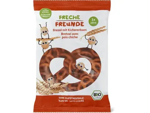 Freche Freunde · Bretzel · Bio, avec pois chiches 75g