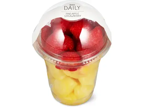 Daily · Fruits mélangés · ananas fraise 300g