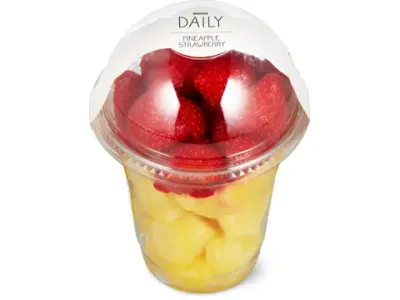 Daily · Fruits mélangés · ananas fraise 300g