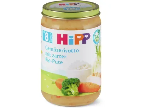Hipp · Risotto aux légumes · Bio, à partir de 8 mois 220g