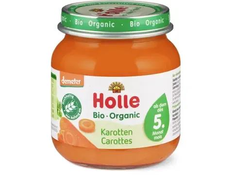 Holle · Carottes · Bio, Demeter, à partir du 5e mois 125g