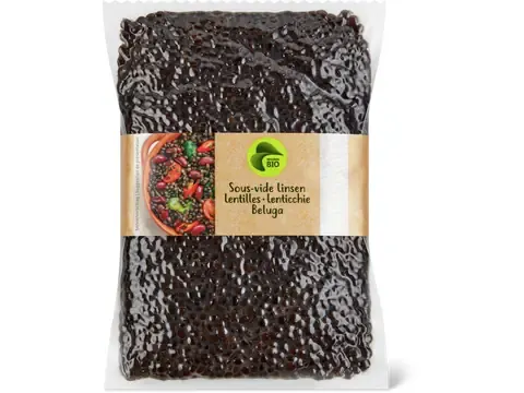 Lentilles Beluga sous vide · Bio 350g