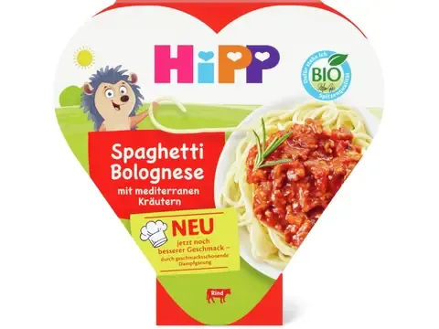 Hipp · Spaghettis bolognaise · Bio, à partir de 1 an  250 g