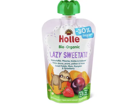 Holle · Gourde souple Lazy Sweetato · Bio, dès 6 mois 100g