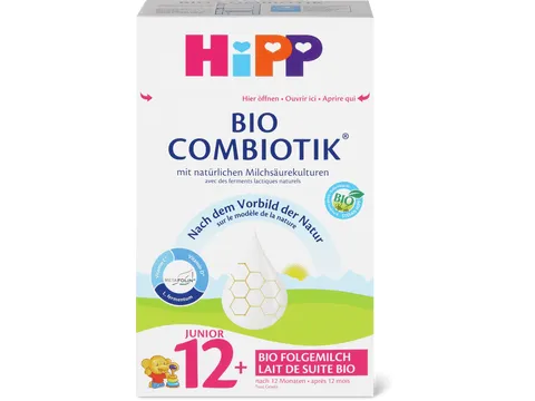 Hipp · Lait de suite Combiotik Junior 12+ · Bio, après 12 mois 600g