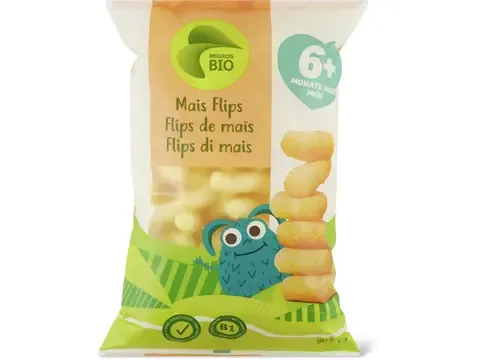 Flips de maïs · Bio, dès 6 mois , Sans sucre ajouté 90g