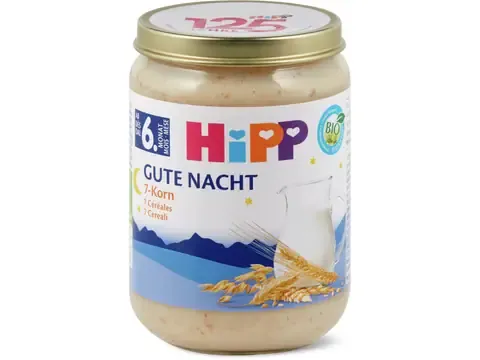 Hipp · Bouillie Gute Nacht 7 céréales · Bio, à partir de 6 mois 190g