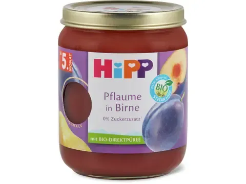 Hipp · Purée de prune et poire · Bio, à partir de 5 mois 160g