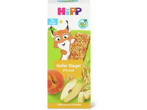 Hipp · Barre à l’avoine et à la pêche · Bio, dès 1 an 100g