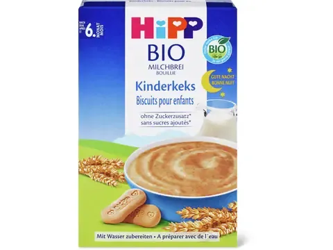 Hipp · Bouillie de biscuits pour enfants · Bio, Après le 6e mois 250g