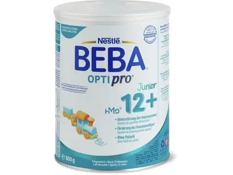 Nestlé Optipro 12+ Junior · BEBA Lait de suite · après 12 mois 800g