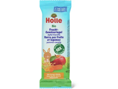 Holle · Barre pomme-carotte · Bio 25g