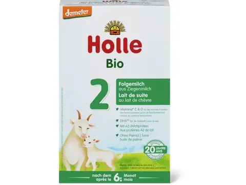 Holle · Lait de suite 2 · Demeter, Bio, Lait de chèvre, à partir de 6 mois 400g