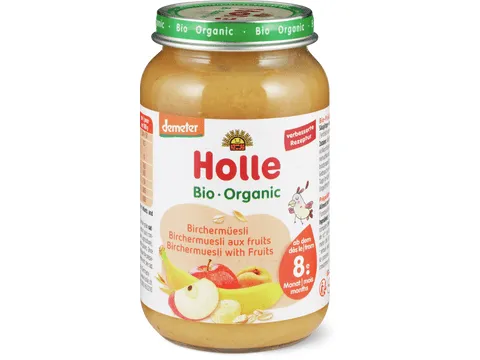 Holle · Birchermuesli · Bio, Demeter, à partir du 8e mois 200g