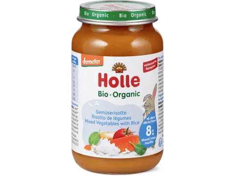 Holle · Risotto aux légumes · Bio, Demeter, dès 8 mois 220g