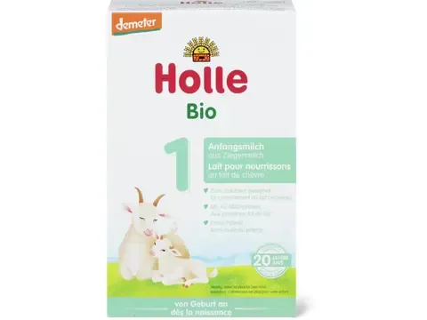 Holle · Lait pour nourrissons 1 · Demeter, Bio, Lait de chèvre, dès la naissance 400g
