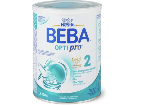 Nestlé Optipro 2 · BEBA Lait de suite · après 6 mois 800g