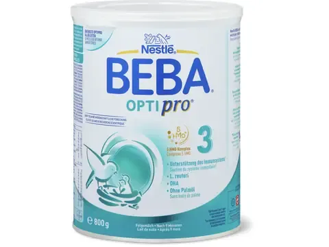 Nestlé Optipro 3 · BEBA Lait de suite · après 9 mois 800g
