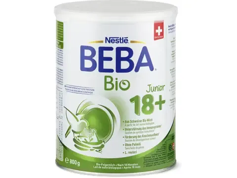 Nestlé Optipro 18+ Junior · BEBA Lait de suite · Bio, après 18 mois  800g